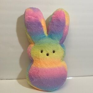Peeps Easter Colorful tie dye Plush Bunny Stuffed Animal